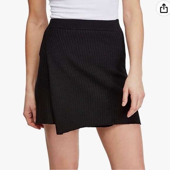 Free People Dresses & Skirts - Free People Mod Knit Faux Wrap Skirt